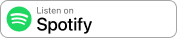 Spotify-Logo mit Text ‚Listen on Spotify‘ als Schaltfläche.